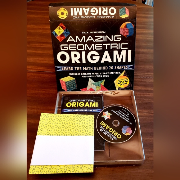 Amazing Geometric Origami Kit by Nick Robinson – NEW - Picture 3 of 3
